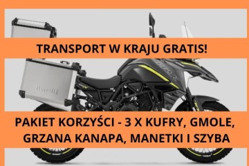 702X | 3 x kufry, wysoka szyba, gmole, grzane manetki i kanapa OD RĘKI