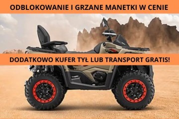 KUFER + MANETKI | 92KM | odblokowany| QJ MOTOR | transport