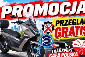 125 2026 ABS!, odbiór OD RĘKI!, LEDy, kufer w zestawie! RATY transport