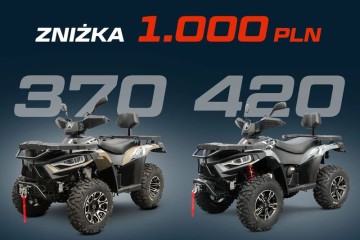 2025! 370 Promax 4x4 + KUFER! T3b, odlicz VAT! Transport cała Polska!